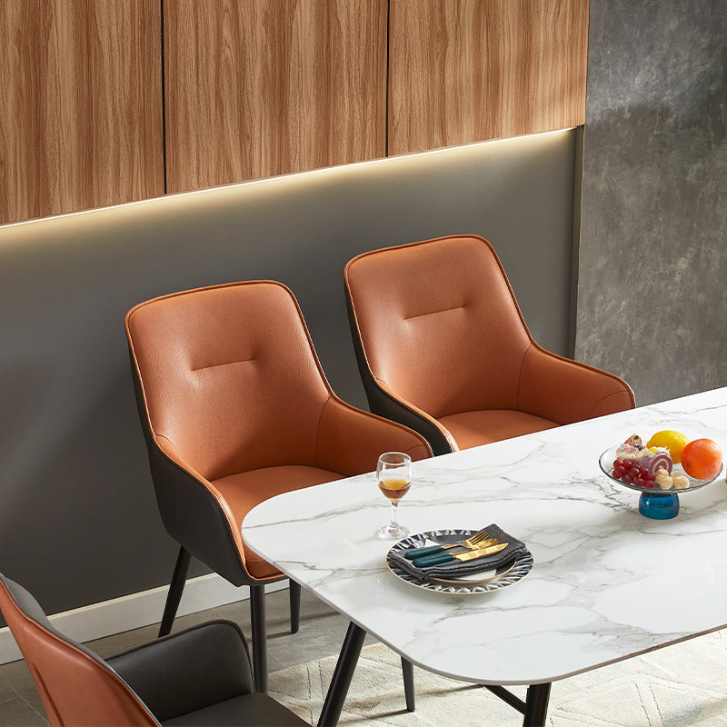 Sedie e poltrone OFCASA in similpelle - collezioni verde e marrone per sala da pranzo e cucina. Arredamento e complementi d'arredo moderni. Sedia da pranzo in similpelle,Poltrona design per sala da pranzo,Set di sedie per cucina,Decorazione casa moderna,Mobili sala da pranzo in pelle