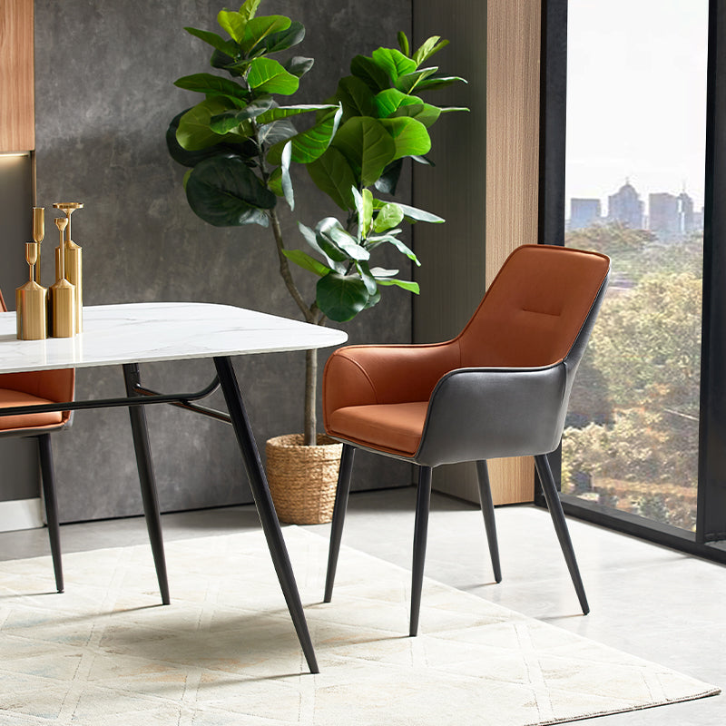 Sedie e poltrone OFCASA in similpelle - collezioni verde e marrone per sala da pranzo e cucina. Arredamento e complementi d'arredo moderni. Sedia da pranzo in similpelle,Poltrona design per sala da pranzo,Set di sedie per cucina,Decorazione casa moderna,Mobili sala da pranzo in pelle