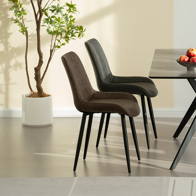 Sedie e poltrone OFCASA in similpelle - collezioni verde e marrone per sala da pranzo e cucina. Arredamento e complementi d'arredo moderni.