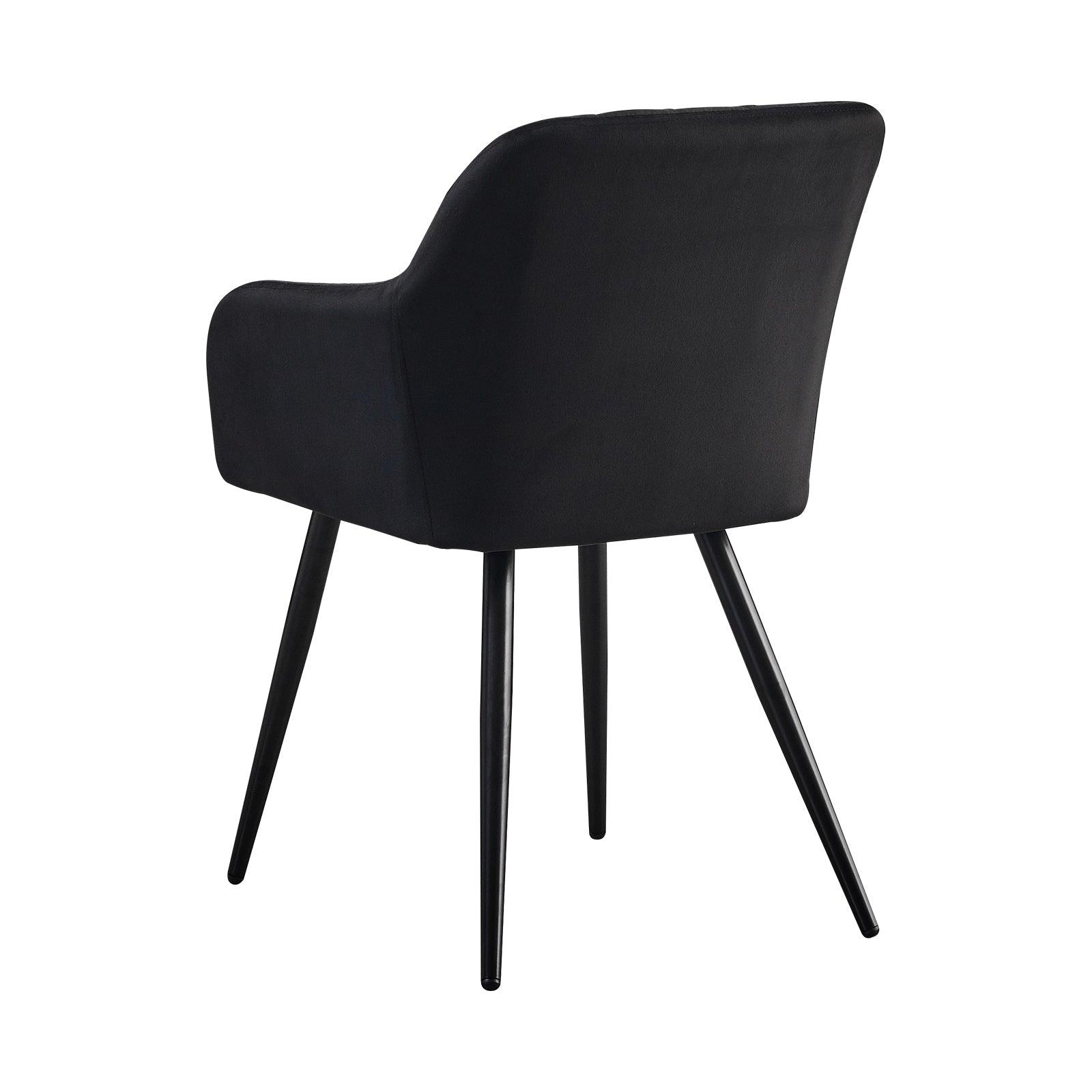 Set di 2 sedie con braccioli Frazer in velluto grigio chiaro, gambe in metallo dorato lucido. Ideali per sale da pranzo moderne o salotti eleganti. Seduta imbottita e struttura resistente.