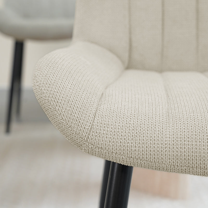 Set di sedie contemporanee per sala da pranzo in stile scandinavo-industriale