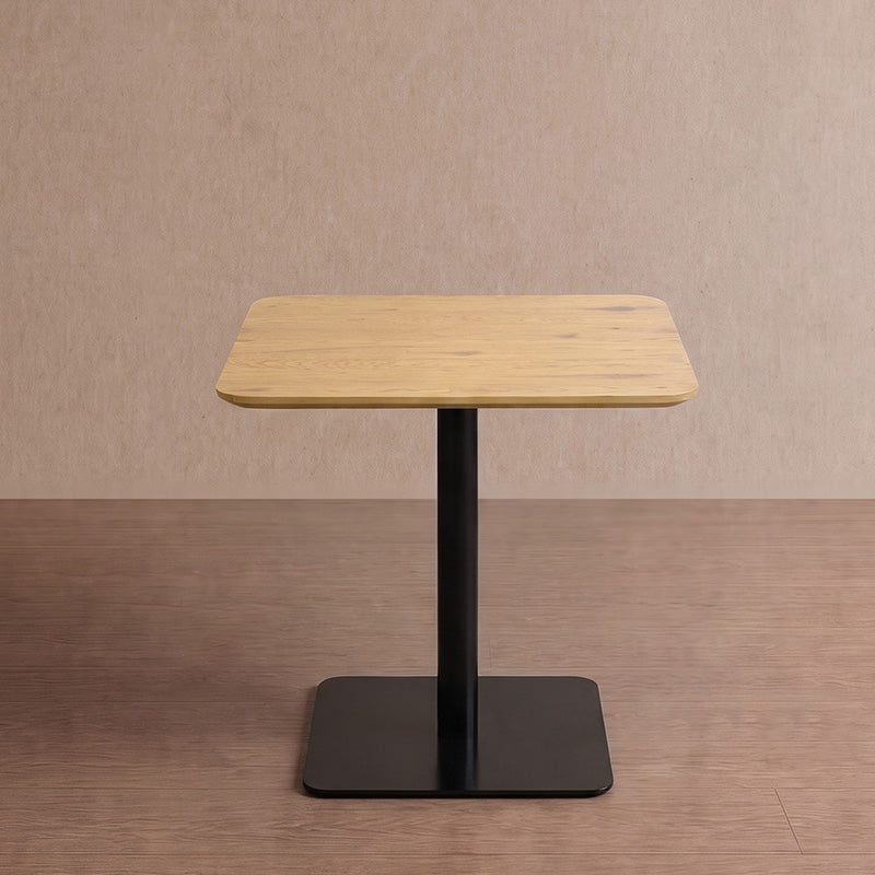 Tavolo da pranzo quadrato Amara [motivo legno] [80 cm]