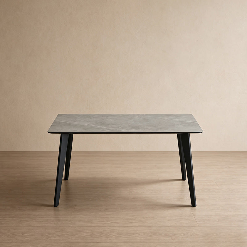 Tavolo da pranzo Rettangolare Valdez [Marmo grigio] [140 cm]