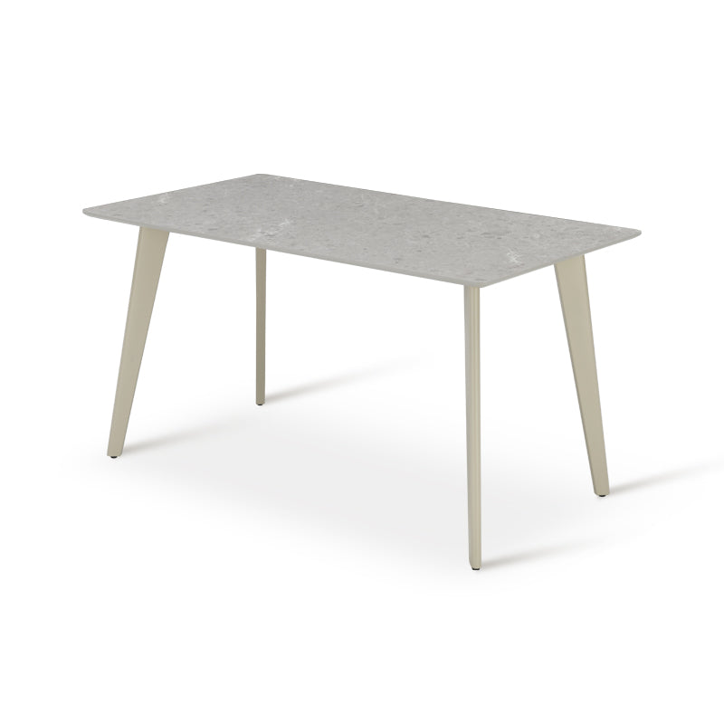 Tavolo da pranzo Rettangolare Valdez [Marmo grigio] [140 cm]
