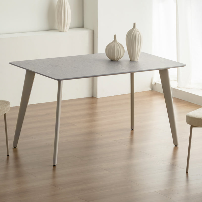 Tavolo da pranzo Rettangolare Valdez [Marmo grigio] [140 cm]