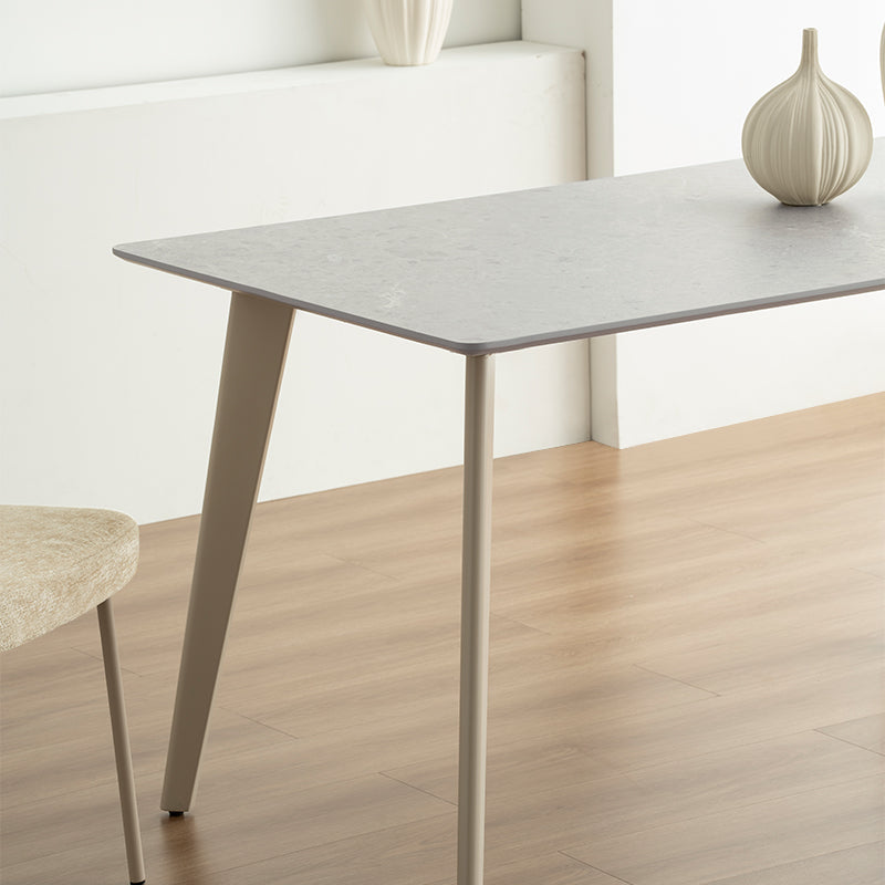 Tavolo da pranzo Rettangolare Valdez [Marmo grigio] [140 cm]