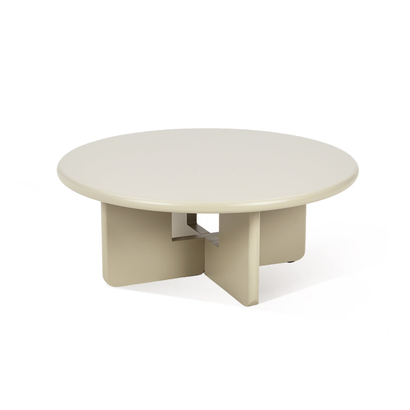 Set di tavolini rotondi opachi Aine Chelsea [Verde e Beige]