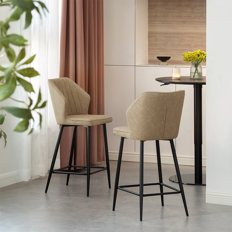 Sgabelli Aleena [set di 2] [ecopelle] [65 cm]