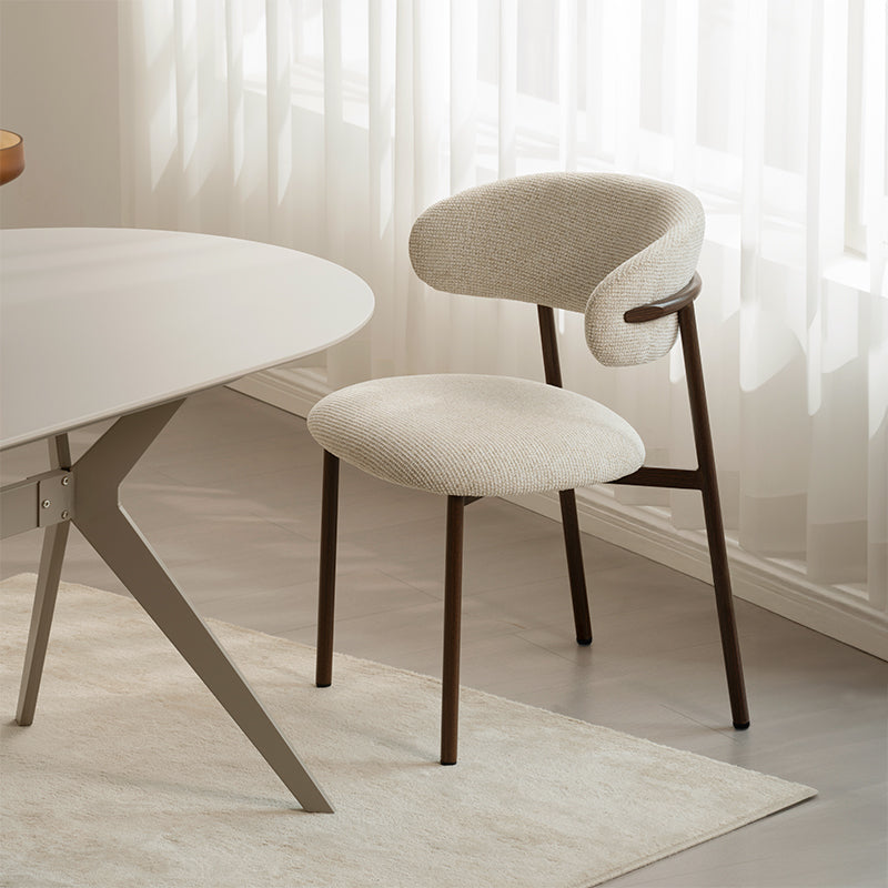 Sedie da pranzo Zahra S[set di 2] [tessuto di lino][⌀ 2.5 cm]