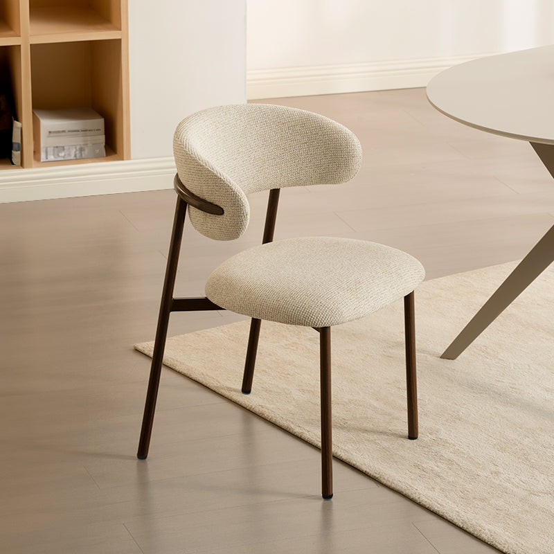 Sedie da pranzo Zahra S[set di 2] [tessuto di lino][⌀ 2.5 cm]