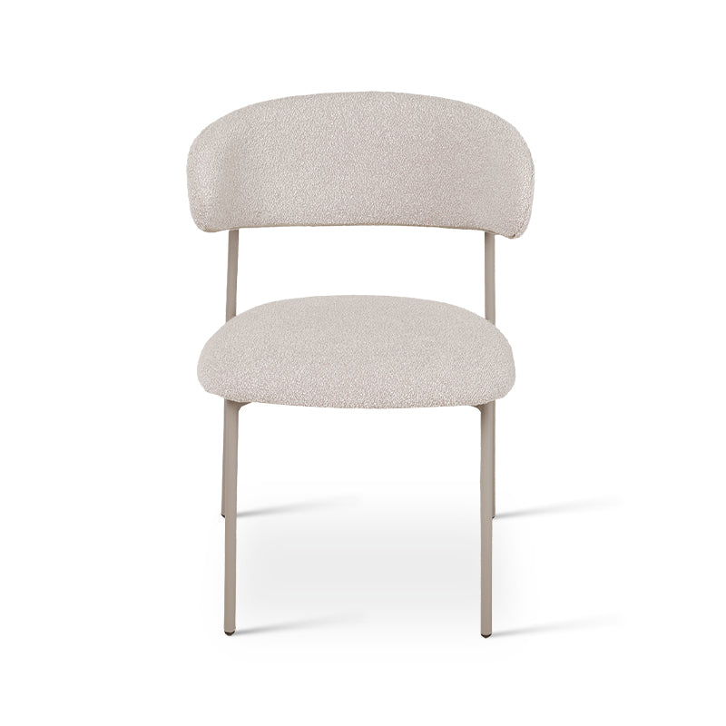 Sedie da pranzo Zahra [set di 2] [tessuto bouclé][⌀ 1.9 cm]