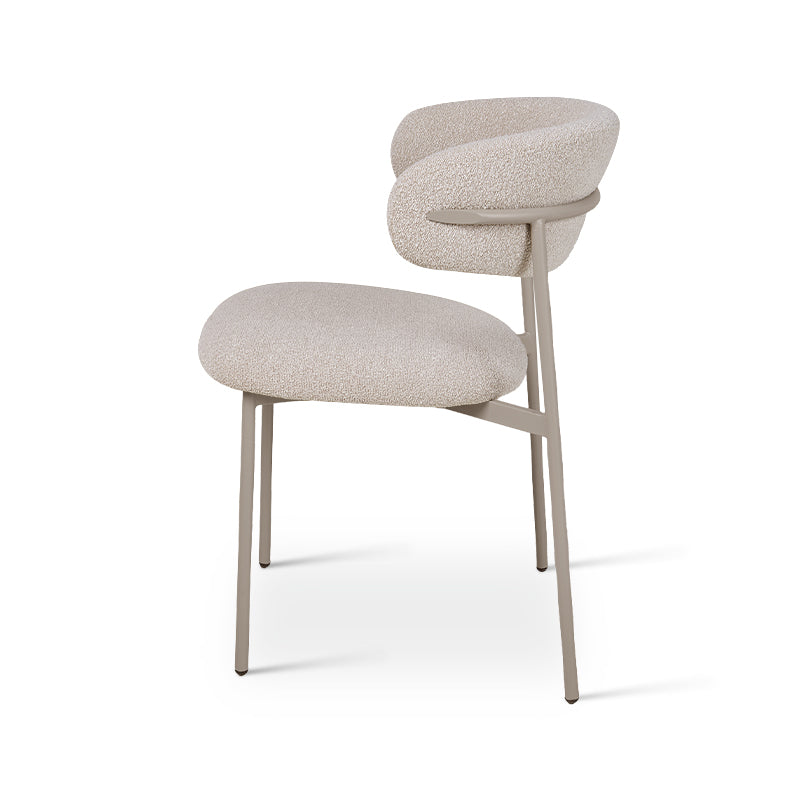Sedie da pranzo Zahra [set di 2] [tessuto bouclé][⌀ 1.9 cm]