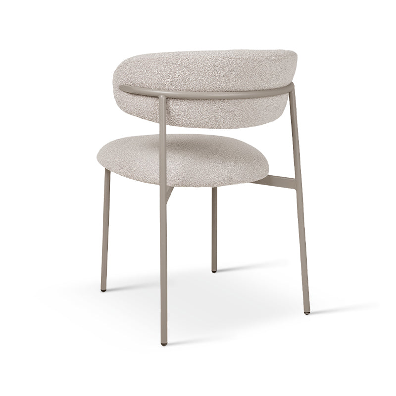 Sedie da pranzo Zahra [set di 2] [tessuto bouclé][⌀ 1.9 cm]