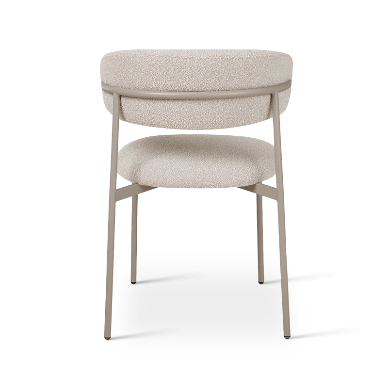 Sedie da pranzo Zahra [set di 2] [tessuto bouclé][⌀ 1.9 cm]