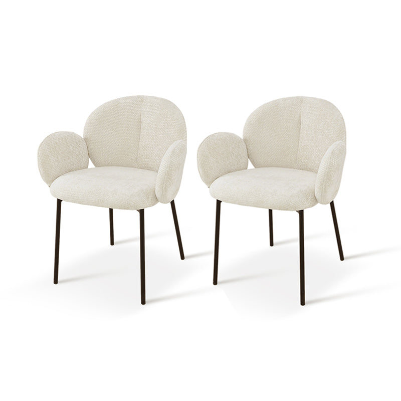 Sedie Con Braccioli Harlow [set di 2] [ciniglia]