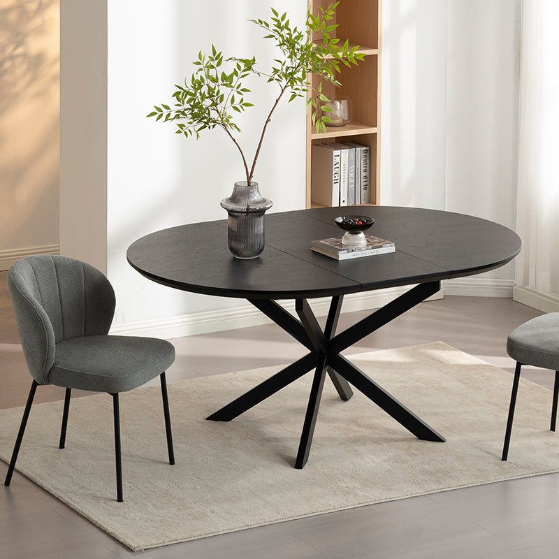 Tavolo da pranzo rotondo allungabile Beverly [120-160 cm]