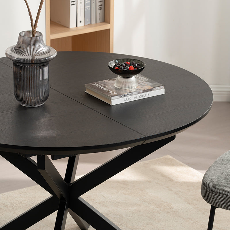 Tavolo da pranzo rotondo allungabile Beverly [120-160 cm]