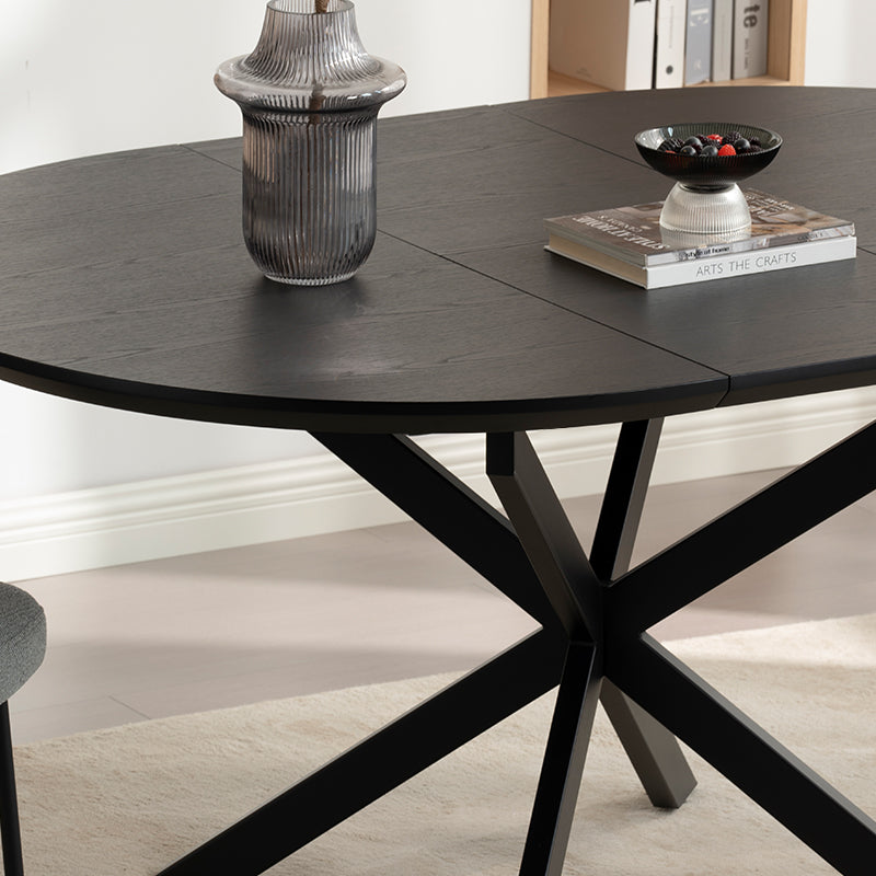Tavolo da pranzo rotondo allungabile Beverly [120-160 cm]