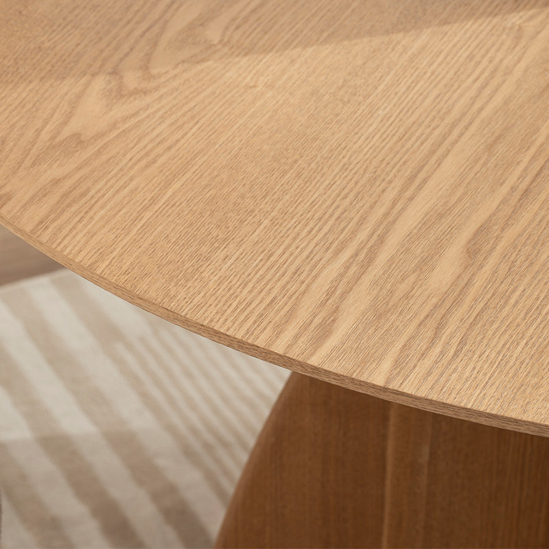 Tavolo da pranzo rotondo Gemma [legno e nero] [120 cm]