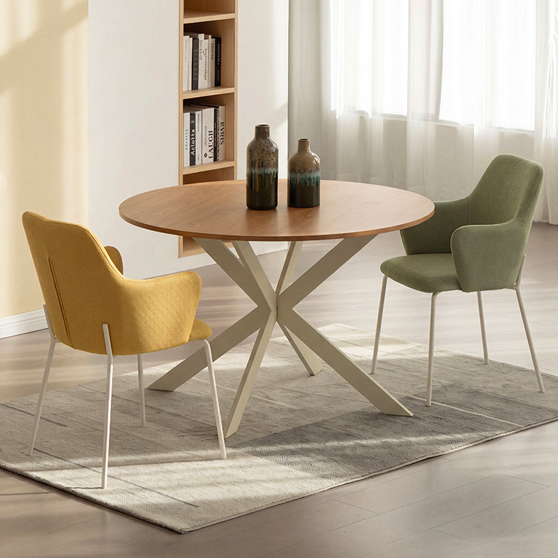 Tavolo da pranzo rotondo Tilly e 4 sedie da pranzo Dahlia [Set da pranzo]