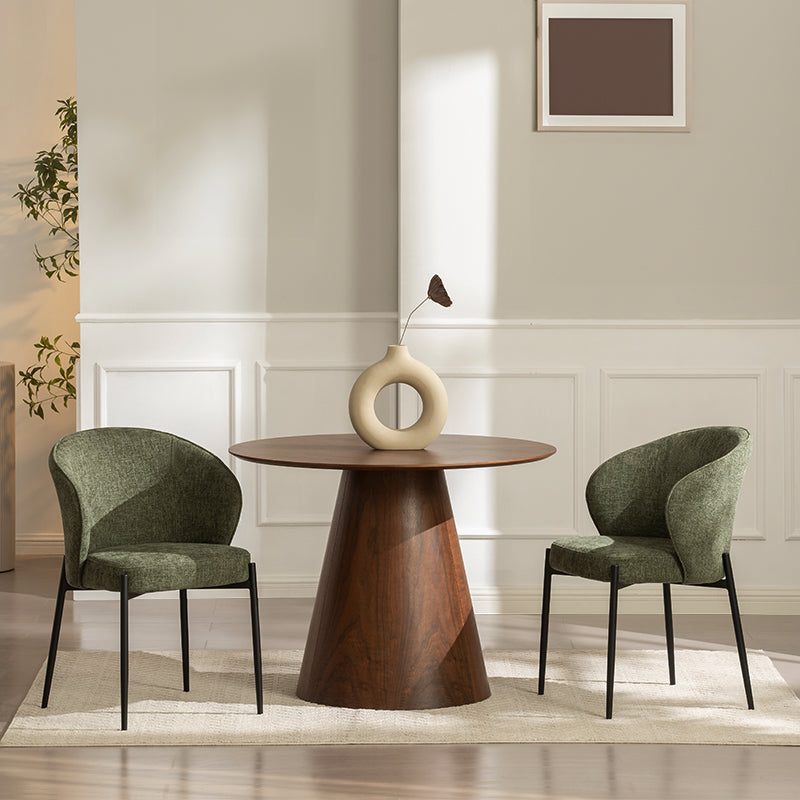 Sedie da pranzo Bard [set di 1] [Tessuto di lino]