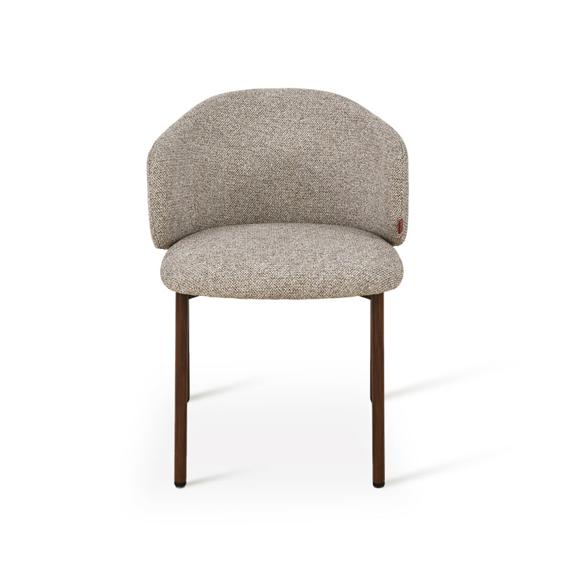 Sedie Con Braccioli Valda [set di 2] [tessuto di lino]