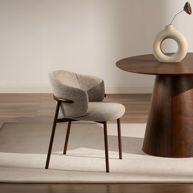 Sedie Con Braccioli Valda [set di 2] [tessuto di lino]