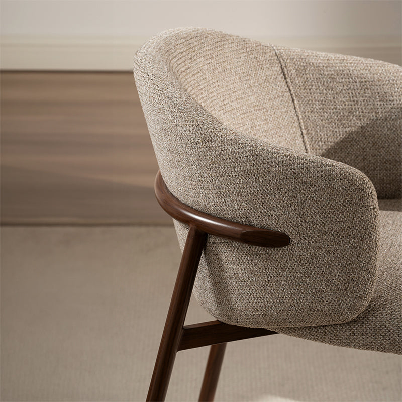 Sedie Con Braccioli Valda [set di 2] [tessuto di lino]