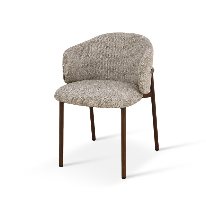 Sedie Con Braccioli Valda [set di 2] [tessuto di lino]