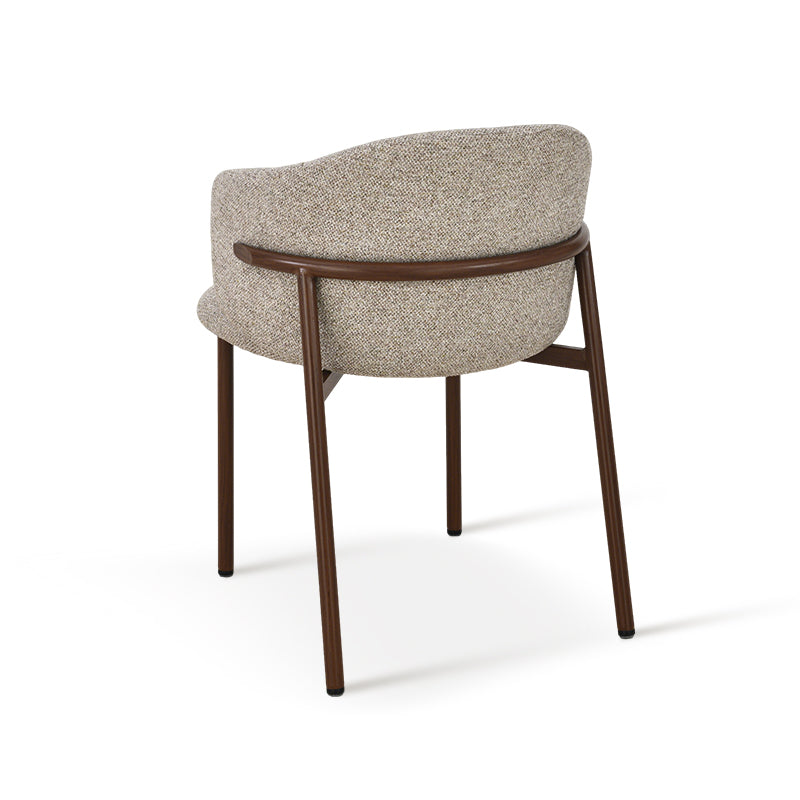 Sedie Con Braccioli Valda [set di 2] [tessuto di lino]