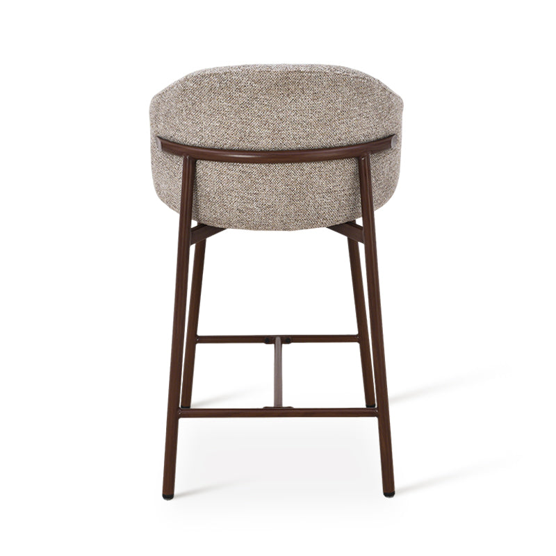 Sgabelli Valda [set di 1] [Avena] [Tessuto effetto lino] [65 cm]