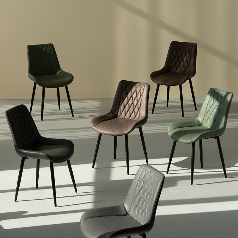 Sedie e poltrone OFCASA in similpelle - collezioni verde e marrone per sala da pranzo e cucina. Arredamento e complementi d'arredo moderni.
