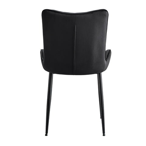 Sedie da pranzo Edith di OFCASA in tessuto beige bouclé con gambe in legno - design moderno e imbottitura premium per massimo comfort