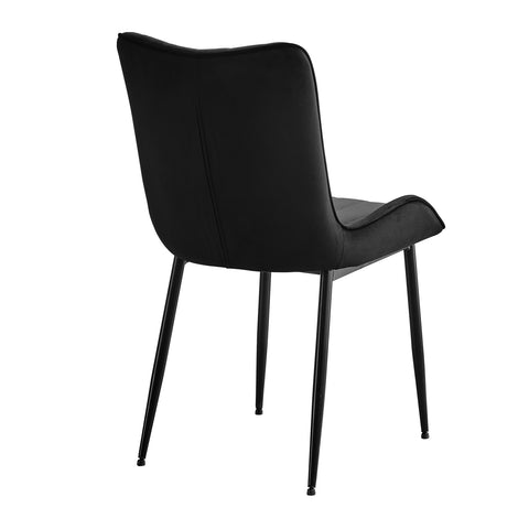 Sedie da pranzo Edith di OFCASA in tessuto beige bouclé con gambe in legno - design moderno e imbottitura premium per massimo comfort