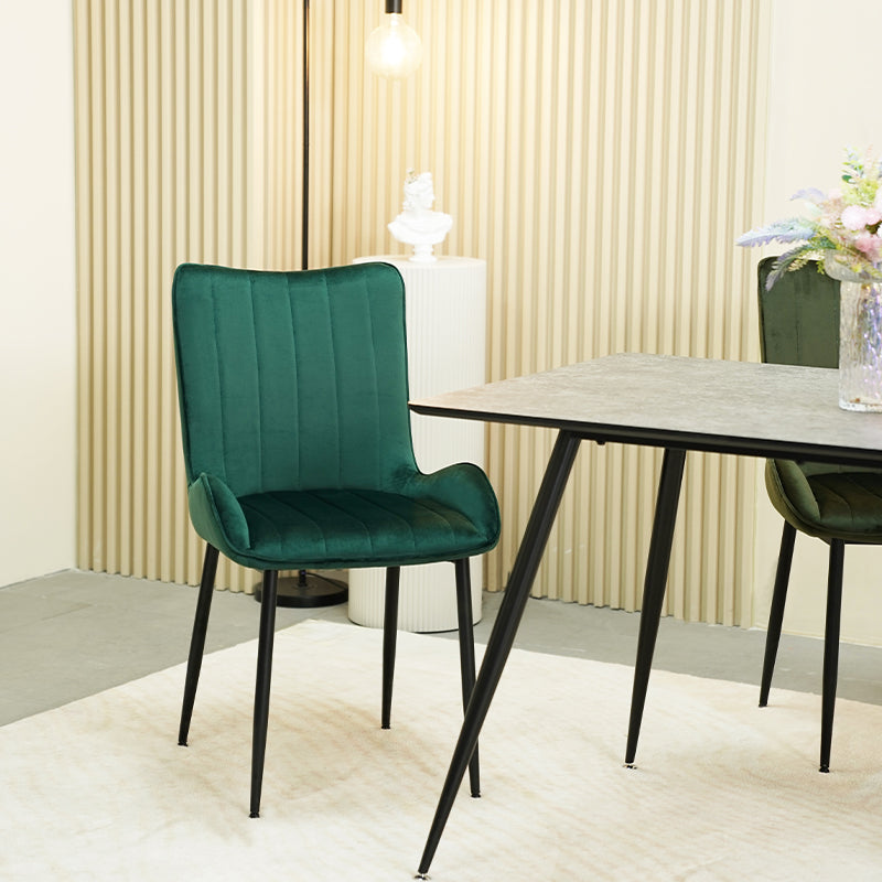 Sedia Edith in versione grigio antracite - alternativa elegante al classico GREEN