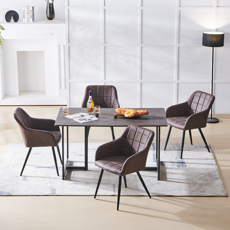 Chaises et fauteuils Ofcasa en similicuir - collections verte et marron pour salle à manger et cuisine. Décoration intérieure et ensembles de meubles design. Chaise à manger en similicuir，Fauteuil de salle à manger design，Ensemble de chaises pour cuisine，Décoration intérieure contemporaine，Meubles de salle à manger en cuir