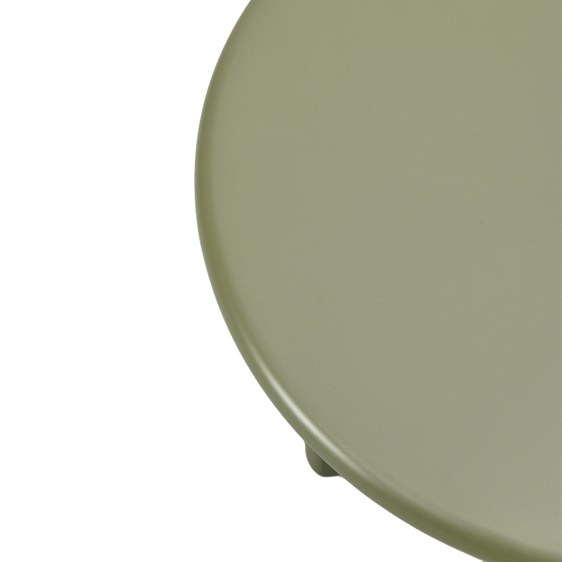 Set di tavolini rotondi opachi Aine Chelsea [Verde e Beige]