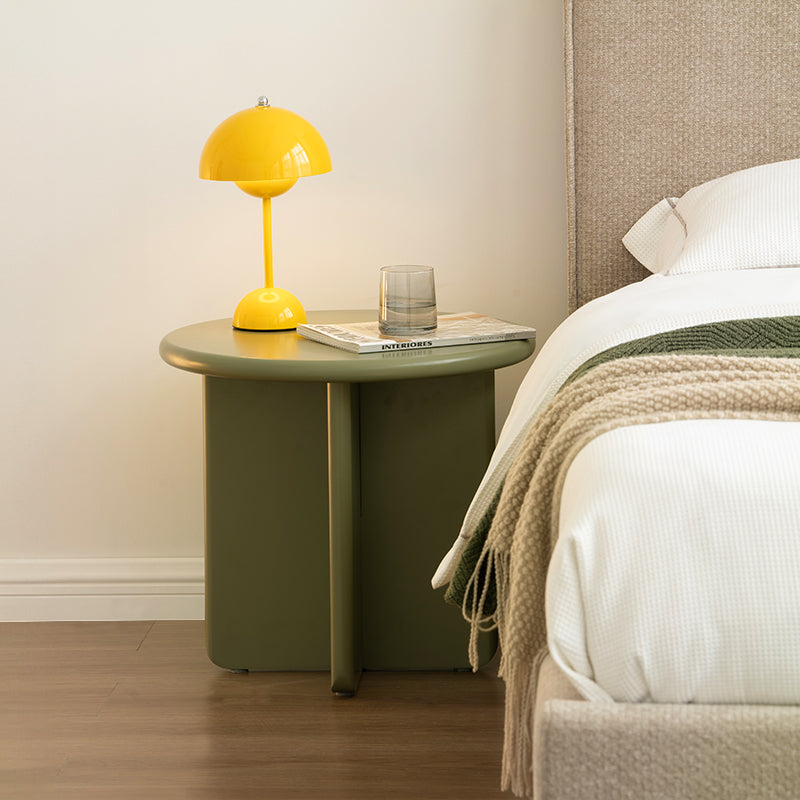 Set di tavolini rotondi opachi Aine Chelsea [Verde e Beige]