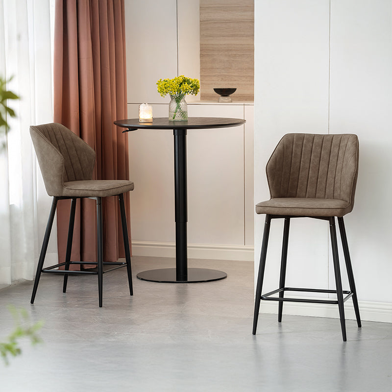 Sgabelli Aleena [set di 2] [ecopelle] [65 cm]