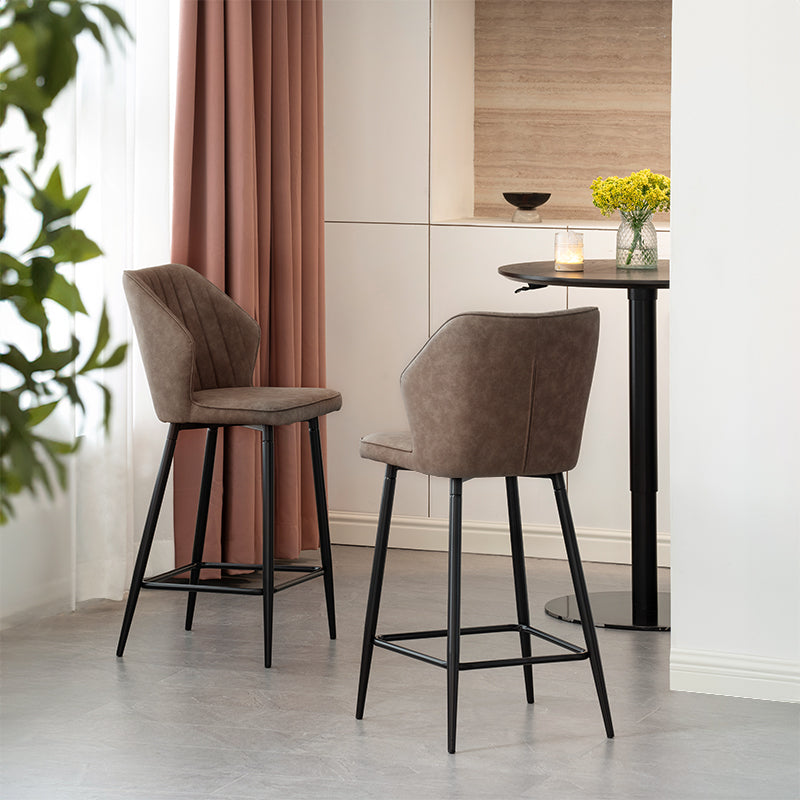 Sgabelli Aleena [set di 2] [ecopelle] [65 cm]