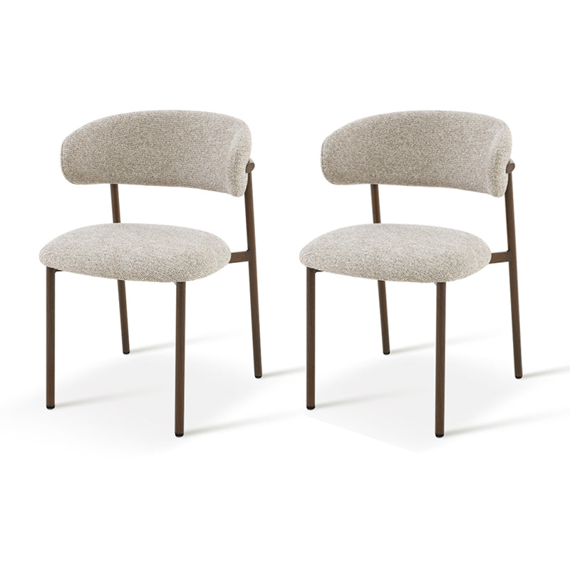 Sedie da pranzo Zahra S[set di 2] [tessuto di lino][⌀ 2.5 cm]