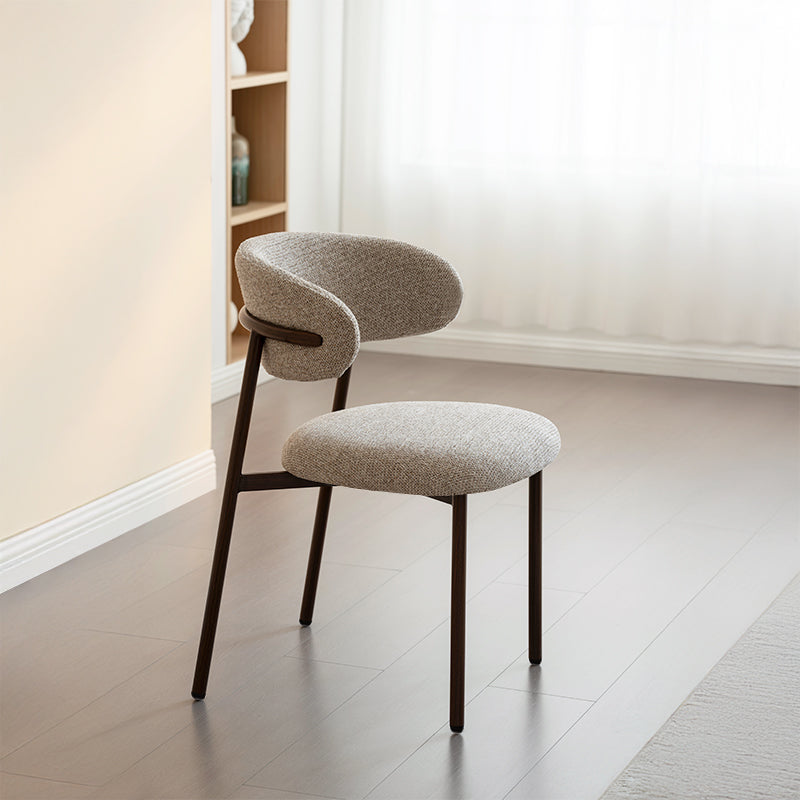 Sedie da pranzo Zahra S[set di 2] [tessuto di lino][⌀ 2.5 cm]