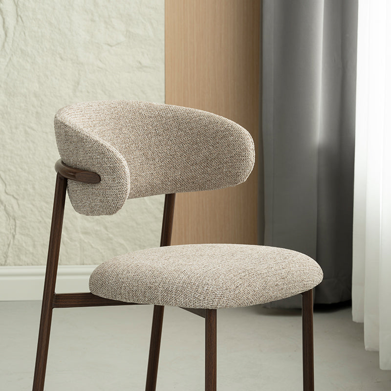 Sedie da pranzo Zahra S[set di 2] [tessuto di lino][⌀ 2.5 cm]