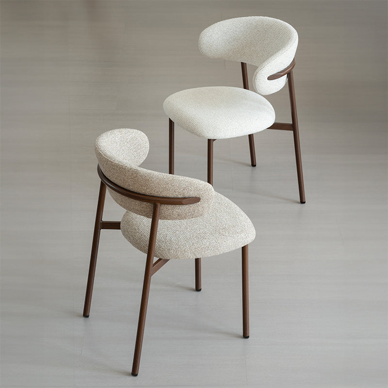 Sedie da pranzo Zahra S[set di 2] [tessuto di lino][⌀ 2.5 cm]