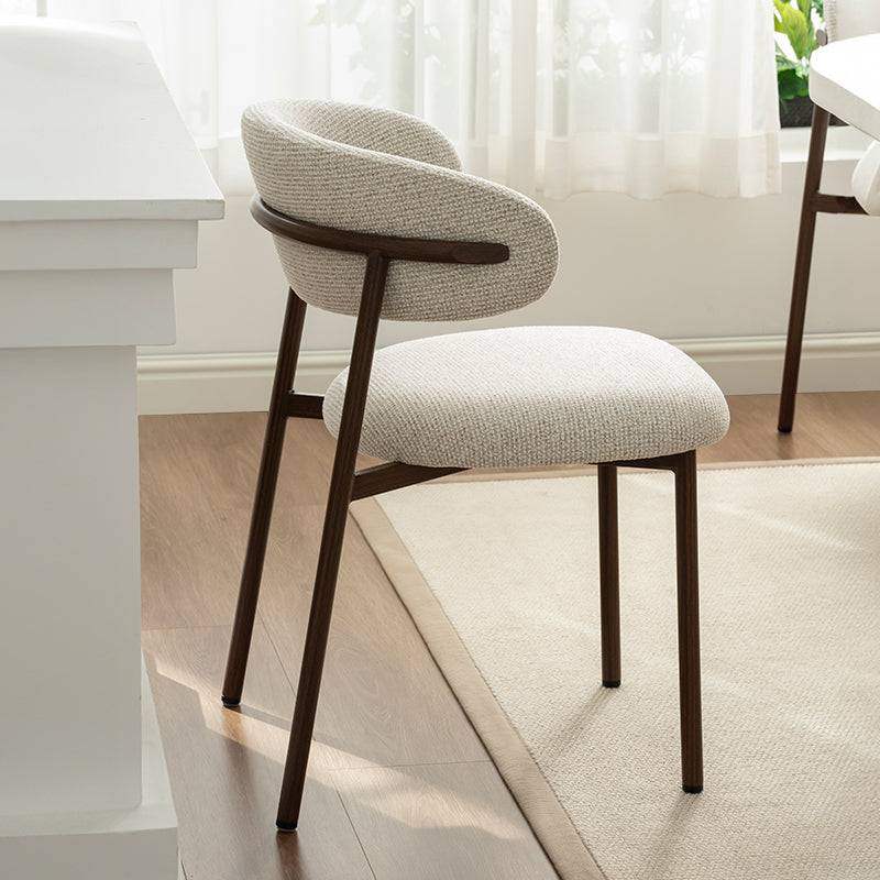 Sedie da pranzo Zahra S[set di 2] [tessuto di lino][⌀ 2.5 cm]