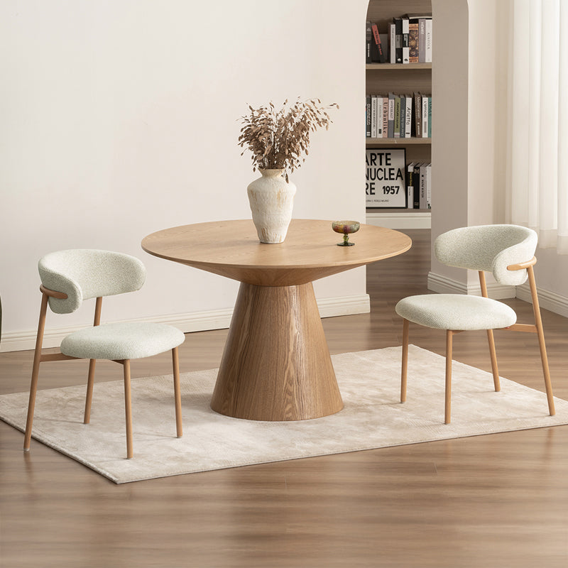 Sedie da pranzo Zahra S[set di 2] [Tessuto effetto lino][⌀ 2.5 cm]