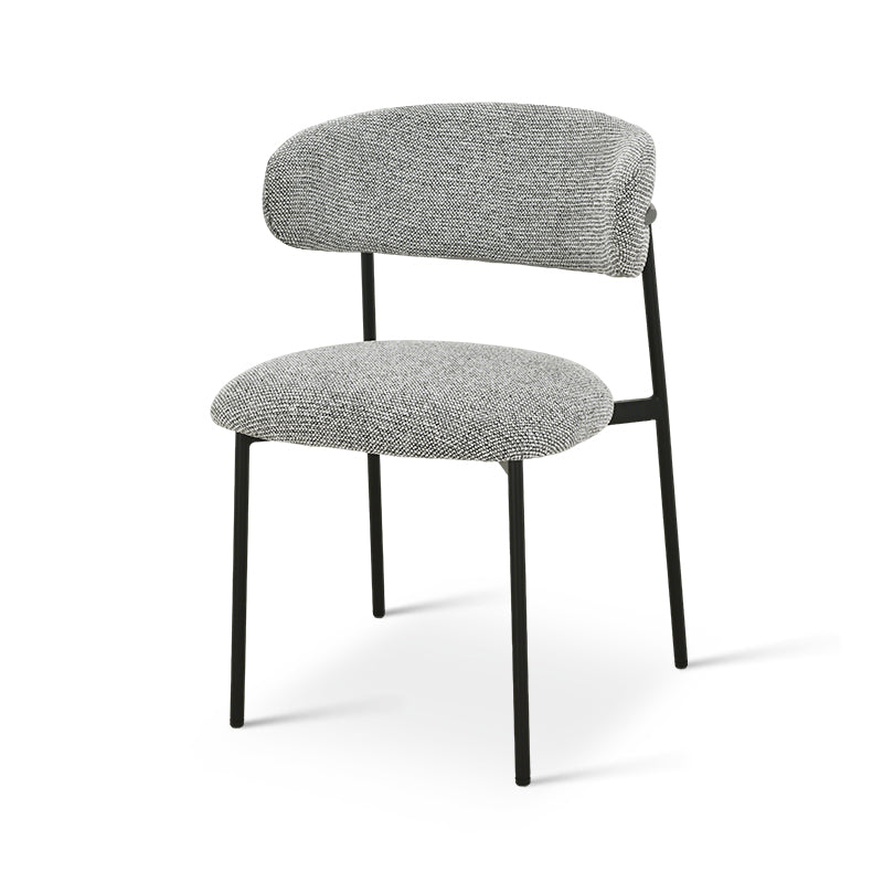 Sedie da pranzo Zahra [set di 2] [Tessuto bouclé][Tessuto effetto lino][⌀ 1.9 cm]