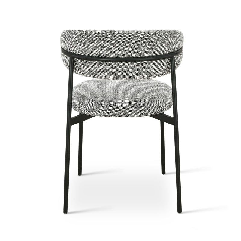 Sedie da pranzo Zahra [set di 2] [Tessuto bouclé][Tessuto effetto lino][⌀ 1.9 cm]