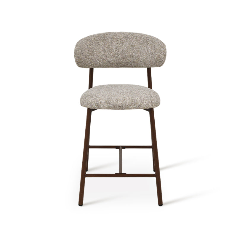 Sgabelli Zahra S [set di 2] [Avena] [tessuto di lino] [65 cm] [⌀ 2.5 cm]