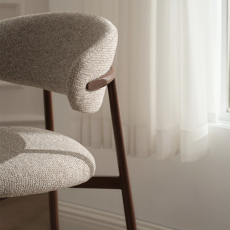 Sgabelli Zahra S [set di 2] [Avena] [tessuto di lino] [65 cm] [⌀ 2.5 cm]